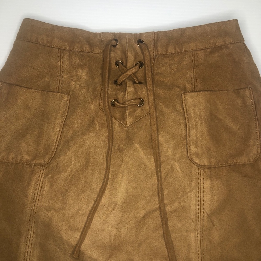 Hollister Suede Mini Skirt